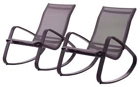 Modern Outdoor Lounge Chair Set Set Of