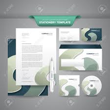 Complete Set Of Business Stationery Templates Such As Letterhead