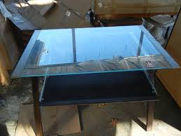 Glass Top Computer Table Furniture