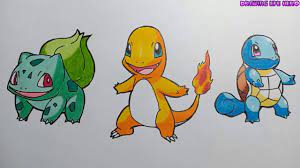 Vẽ Bộ 3 POKEMON vùng Kanto Sao Cho Thật Đẹp DRAWING POKÉMON - YouTube