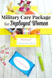 military care package ideas for