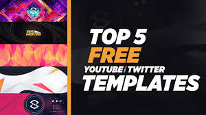 Having an attractive twitter banner will certainly be a feeling of pride for you right? Top 5 Free Youtube Twitter Banner Templates Of 2017 Youtube
