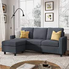 honbay convertible sectional sofa l