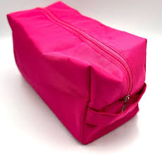 pink colored makeup bags cases for