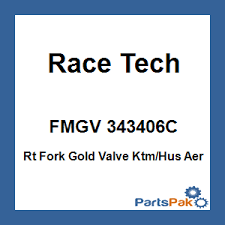 Race Tech Fmgv 343406c Rt Fork Gold Valve Ktm Hus Aer