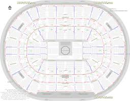 Chicago United Center Seat Numbers Detailed Seating Plan