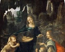 Virgin of the Rocks painting by Leonardo da Vinci