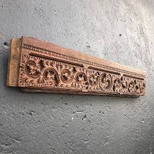 Antique Indian Carved Panel From Kerala
