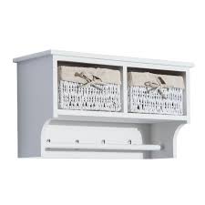 Homcom Wall Mounted Coat Unit Entryway