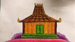 Gambar mewarnai rumah adat joglo adalah khas rumah adat jawa jawa via pinterest.com. Menggambar Mewarnai Rumah Joglo Yogyakarta Untuk Anak Youtube