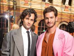 Penn Badgley & Andrew Garfield double teamed in Paris & now Gay Twitter™  can't even think straight - Queerty