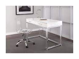 The top countries of suppliers are india, china. Steve Silver Everett Chrome And Acrylic Writing Desk And Swivel Chair Set Wayside Furniture Office Groups