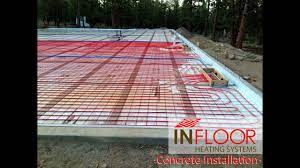 hydronic radiant heating concrete