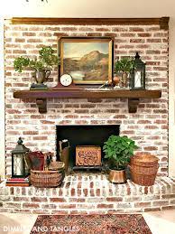 beautiful diy brick fireplace makeovers