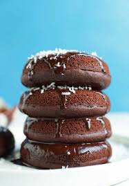 easy baked chocolate donuts vegan gf