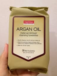 argan oil makeup remover cleansing