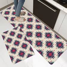 geometric patchwork anti slip carpet