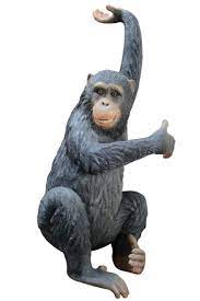 monkey chimpanzee life size statue bing