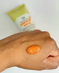 carrot wash energising face cleanser