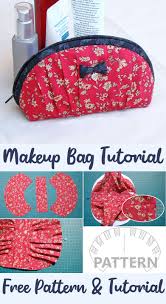easy cosmetics bag pattern diy