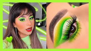 lime green makeup tutorial you