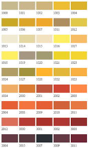 Floor Paint Colour Selection Charts