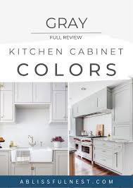 best gray kitchen cabinet colors a