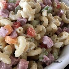 Macaroni salad supremethe storm brewing. Old Fashion Macaroni Salad Made With A Miracle Whip Dressing