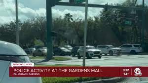 heavy police presence at gardens mall