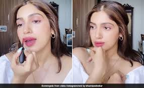 bhumi pednekar gives her makeup look a