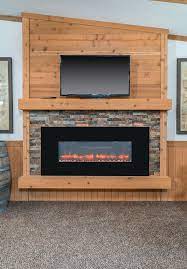 Mf 458 Led Fireplace With Stone