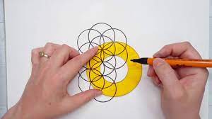 draw sacred geometry the flower of