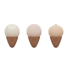 ice cream cone inspired makeup sponges