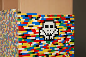 Diy Lego Wall Built For An Office
