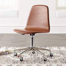 If the desk is too high and can't be adjusted, raise your chair. Kids Class Act Brown And Silver Desk Chair Set Reviews Crate And Barrel