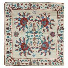 silk suzani cushion cover decorative