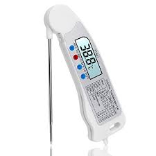 Jofefe Super Fast Digital Food Thermometer Instant Read Meat Thermometer Cooking Thermometer With Backlight Temperature Chart And Lanyard For