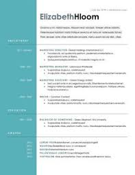 Esquilino   Modern Resume Template Freesumes com Chronological resume