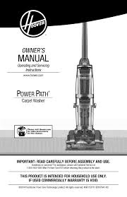 hoover fh50950 user manual vacuum