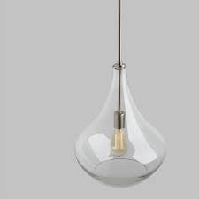 Sea Gull Lighting Mora 13 In 1 Light Clear Glass Pendant With Brushed Nickel Accents 6528201 962 The Sea Gull Lighting Vintage Edison Bulbs Light Bulb Bases