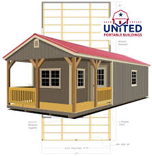 deluxe cabin united portable buildings