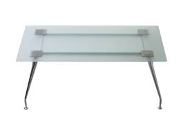900 x 1800mm glass meeting table desk