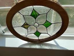stained glass window hanging vintage