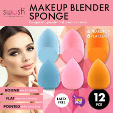 swosh 12pk makeup sponge contour blend