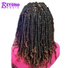 Black burgundy ombre hair is a winning choice with some noble air around it. Fluffy Spring Twist Hair Extensions Black Brown Burgundy Ombre Crochet Braids Synthetic Braiding Hair Bomb Nubian Bounce Twist Hair Extensions Human Hair Wigs Hair Products At Good Discounted Prices