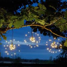 Solar Starburst String Light Blue