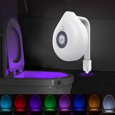 Led Toilet Night Light Pir Motion Sensor 8 Colors Changeable Lamp Wc Light Toilet Bowl Light For Children Home Led Night Lights Aliexpress
