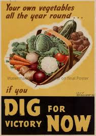 victory garden food propaganda poster