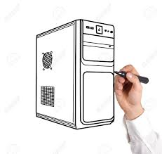 Find over 100+ of the best free computer system images. Hand Drawing Computer System Unit On A White Background Stock Photo Picture And Royalty Free Image Image 16985106