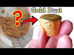 gold dust and gold mud you